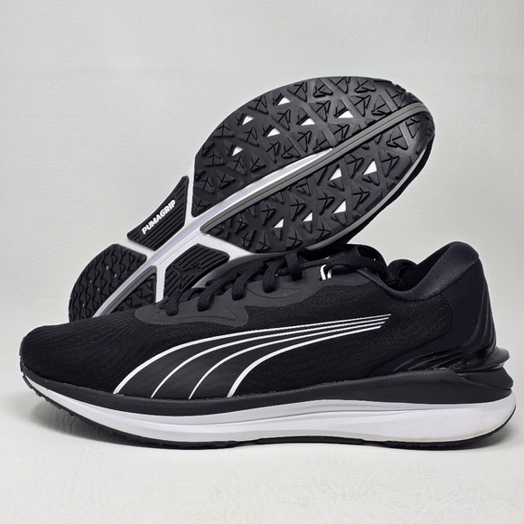 Puma Electrify Nitro 2 Running Shoes Men's Size 10.5 Black 376814-01 New